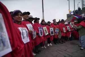 Apu Usharu / Cerro San Cristóbal, Lima. Familiares de víctimas realizan peregrinaje. 27 de julio 2025.