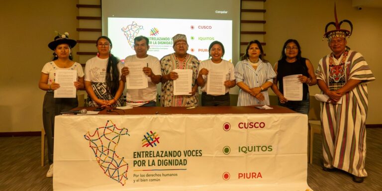 Personas defensoras, líderes de la Amazonía y organizaciones de derechos humanos se reunieron en Iquitos para abordar las amenazas a sus territorios